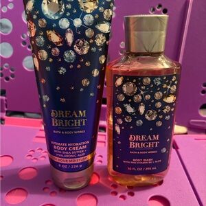 Bath & Body Works Dream Bright body cream and body wash set
